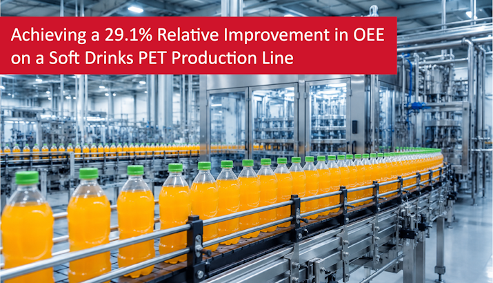 Achieving a 29.1% Relative Improvement in OEE on a Soft Drinks PET Production Line