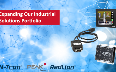 Expanding Our Portfolio with N-Tron®, PEAK-System, and Red Lion by HMS Networks